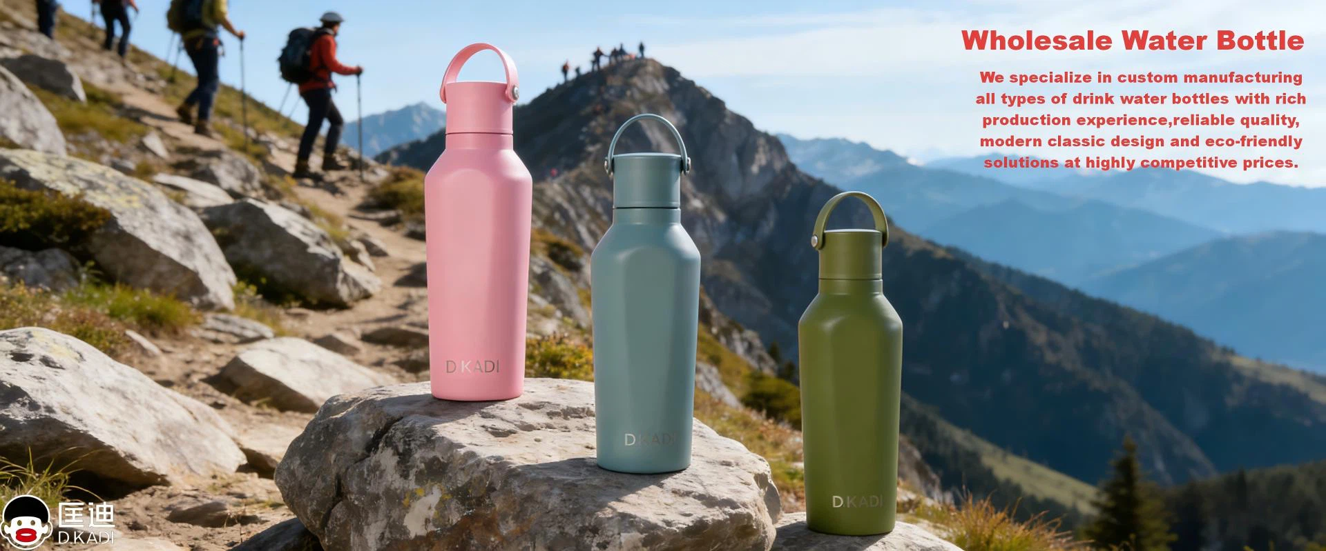 custom manufacturing all types of drink water bottles